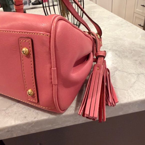 Dooney and Burke mini tassel shoulder bag - Picture 6 of 11